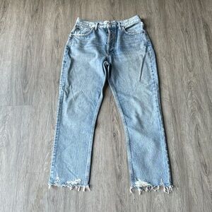 Classic Agolde Riley Blue Denim Jeans size 27
